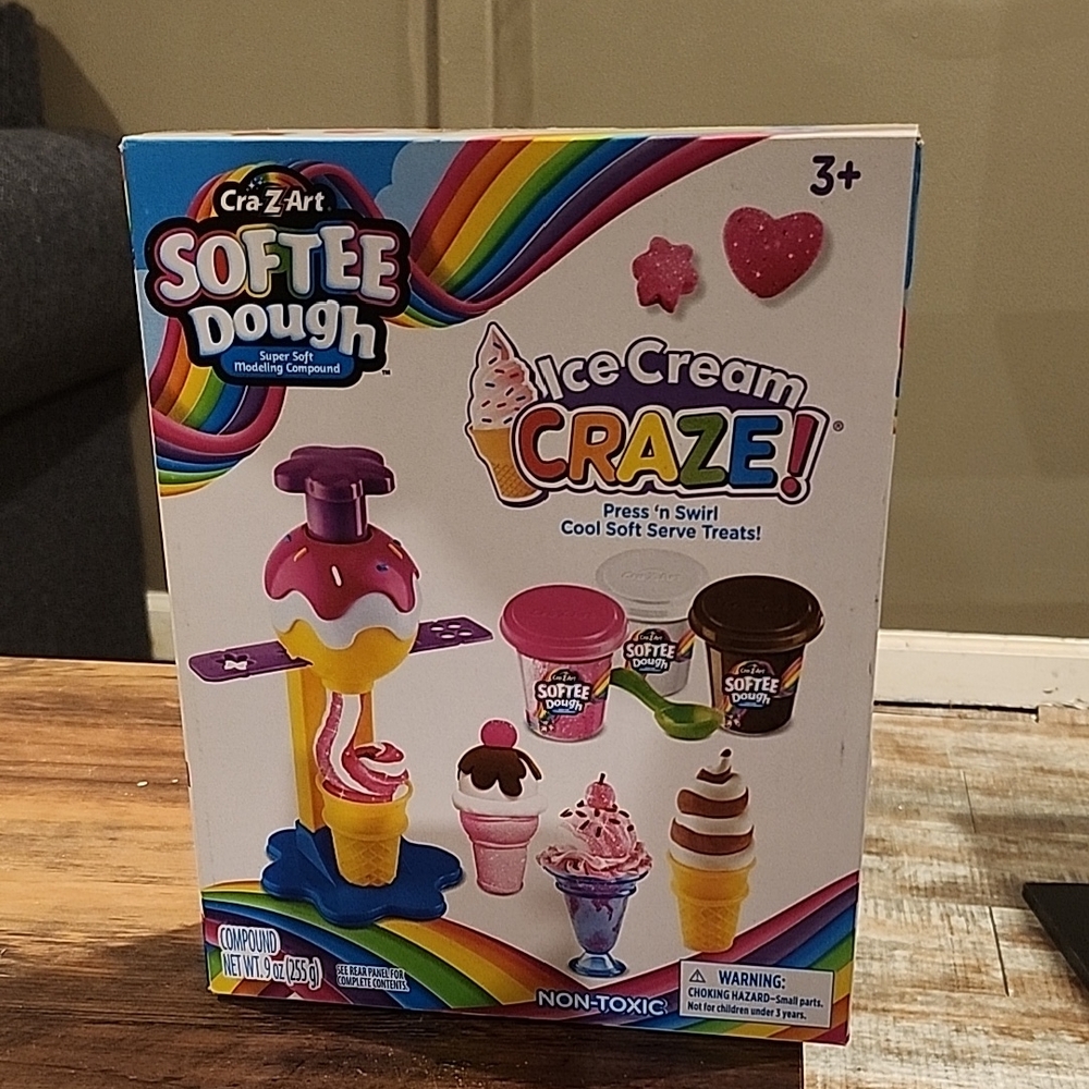 Softee Dough Ice Cream Craze Playset - Multicolor